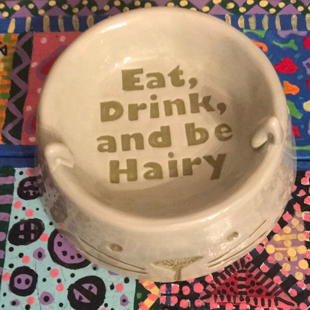 Dog Bowl- Ceramic- NIB